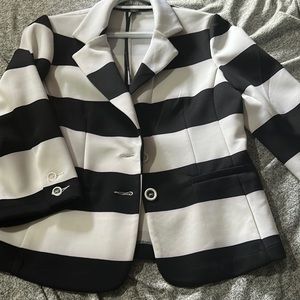Suzy shier striped blazer, size s